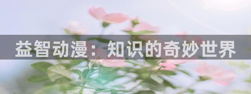 抖m动漫：益智动漫：知识的奇妙世界