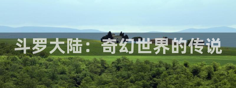 抖漫免费动漫官方：斗罗大陆：奇幻世界的传说